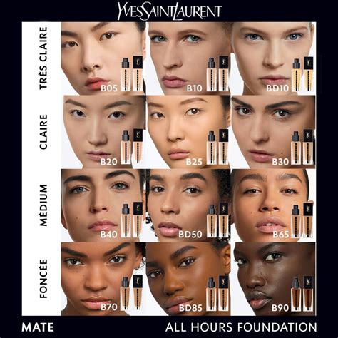 ysl foundation 30|YSL foundation colour chart.